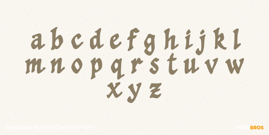 Spellcaster Bold Font Poster #1