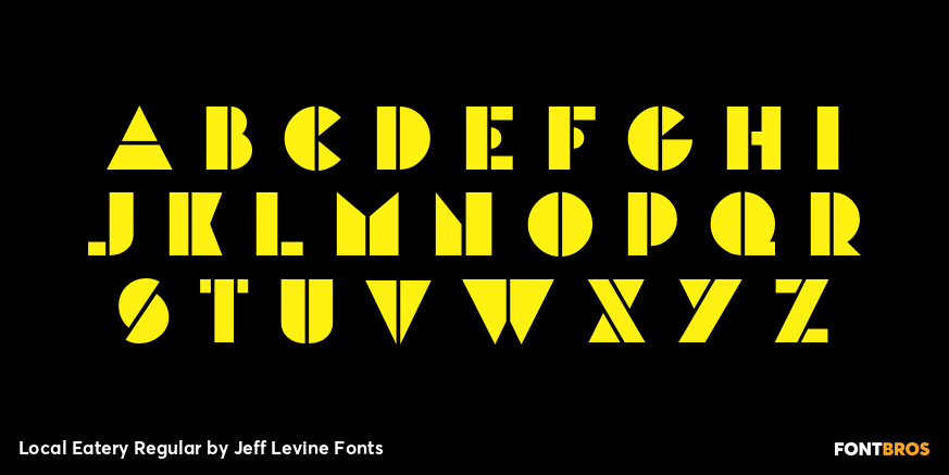 Local Eatery Regular Font Poster #2