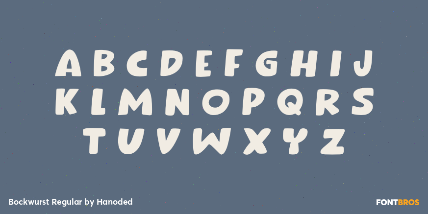 Bockwurst Regular Font Poster #2