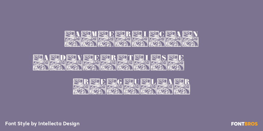 American Advertise 013 Regular Poster