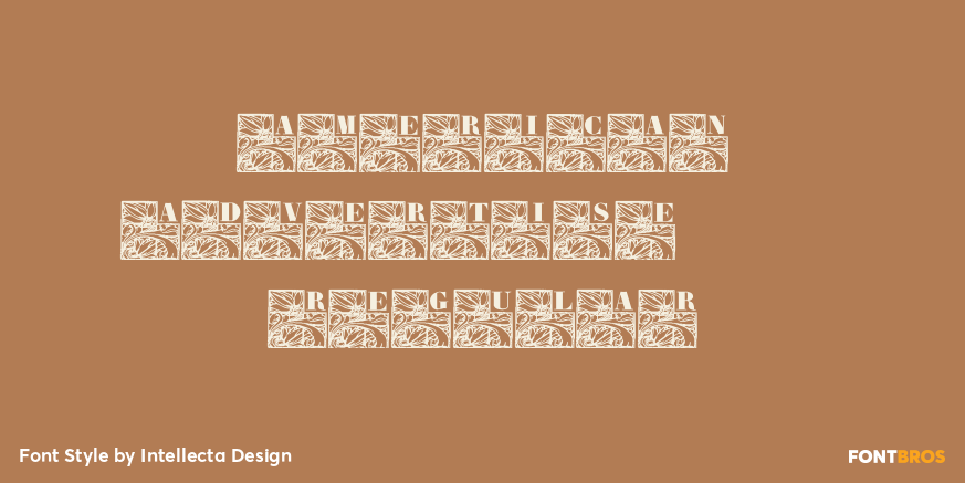 American Advertise 013 Regular Poster