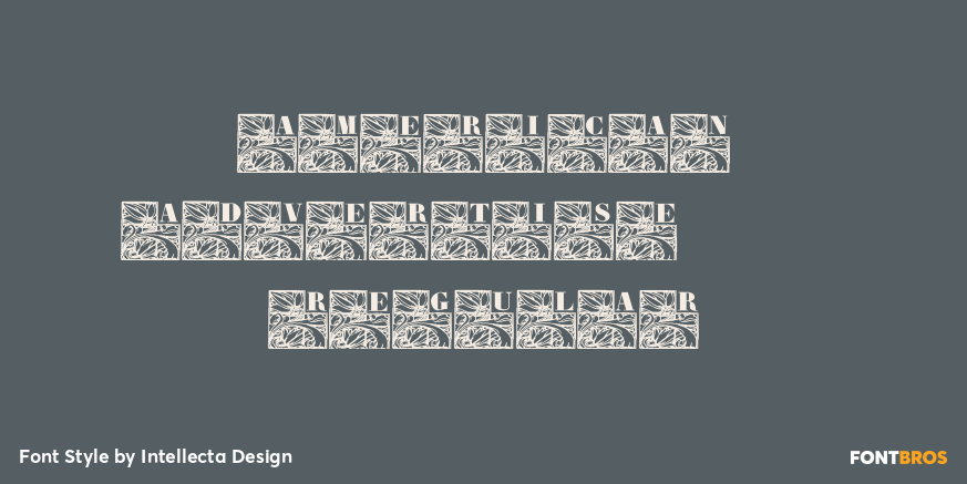 American Advertise 013 Regular Poster