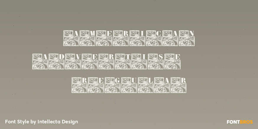 American Advertise 013 Regular Poster