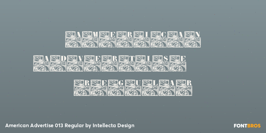 American Advertise 013 Regular Poster