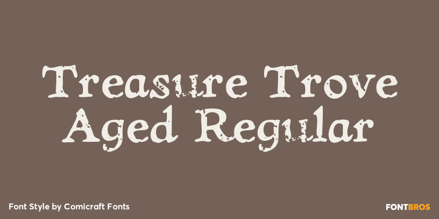 Treasure Trove Aged Regular Poster