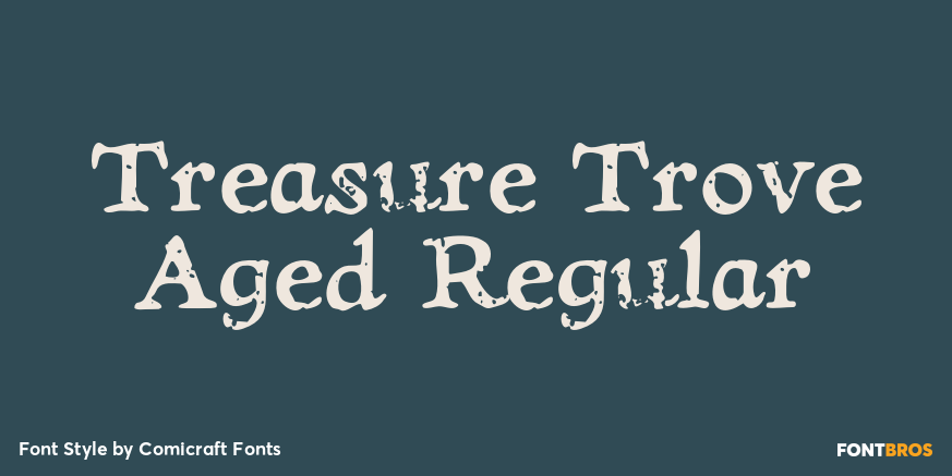 Treasure Trove Aged Regular Poster