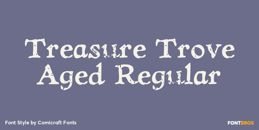Treasure Trove Aged Regular Poster
