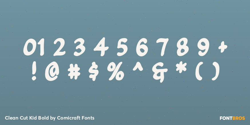 Clean Cut Kid Bold Font Poster #4