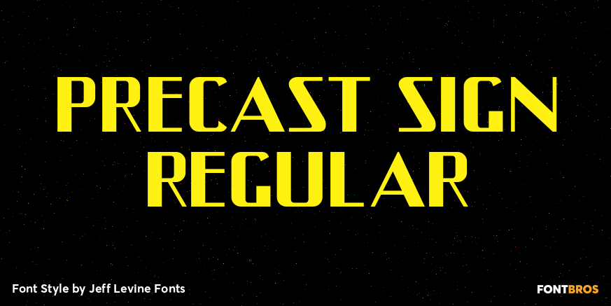 Precast Sign Regular Poster