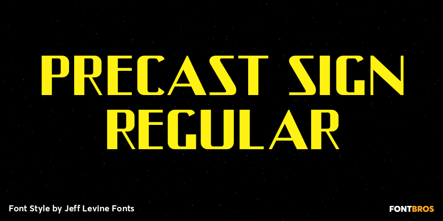 Precast Sign Regular Poster