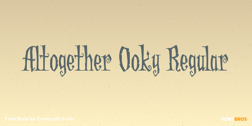 Altogether Ooky Regular Poster