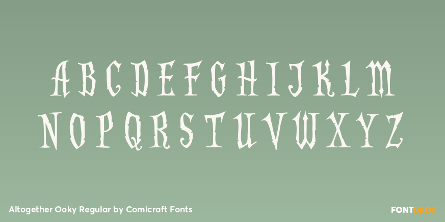 Altogether Ooky Regular Font Poster #2