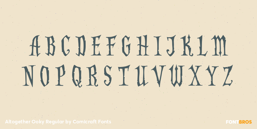 Altogether Ooky Regular Font Poster #1