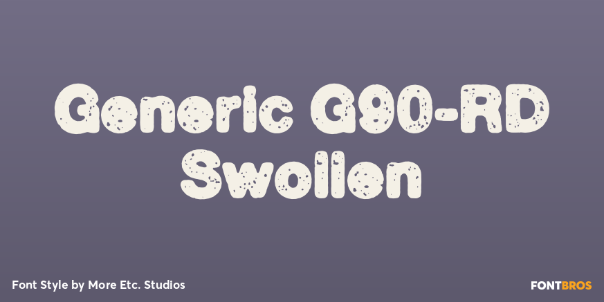 Generic G90-RD Swollen Poster