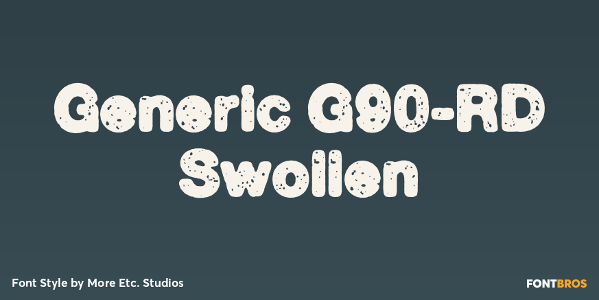 Generic G90-RD Swollen Poster