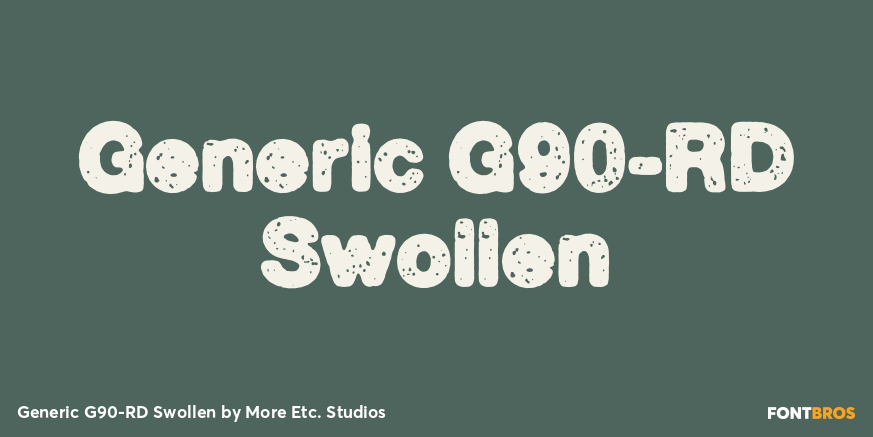 Generic G90-RD Swollen Poster