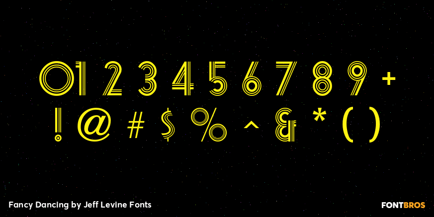 Fancy Dancing Font Poster #4