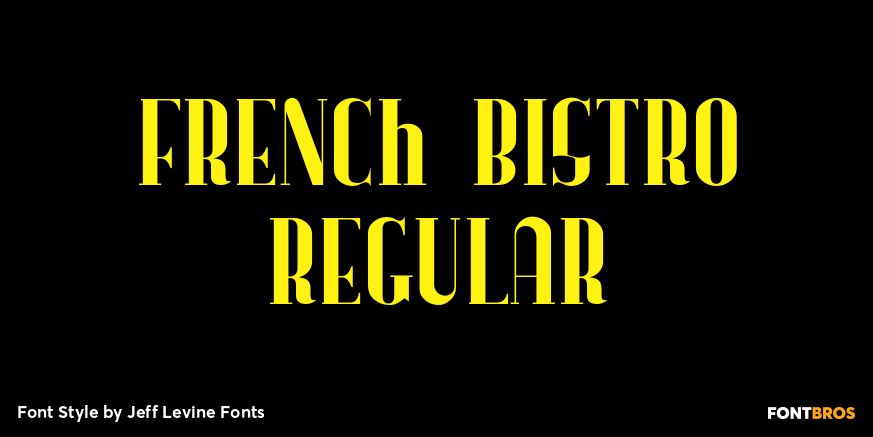 French Bistro Regular Poster