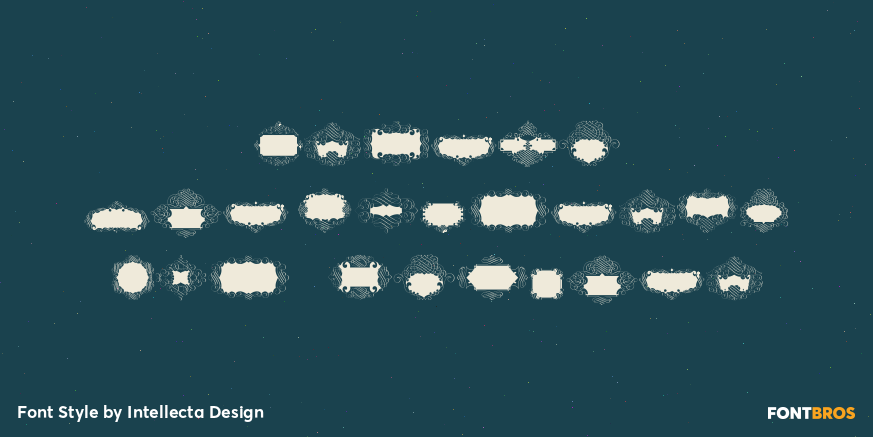 Ornate Blackboards Two Regular Poster