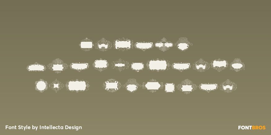 Ornate Blackboards Two Regular Poster