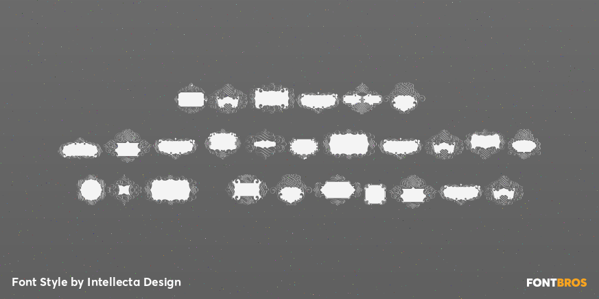 Ornate Blackboards Two Regular Poster