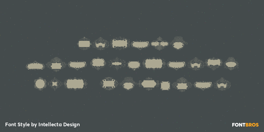 Ornate Blackboards Two Regular Poster