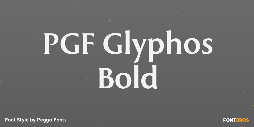 PGF Glyphos Bold Poster