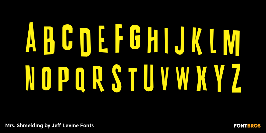 Mrs. Shmelding Font Poster #3