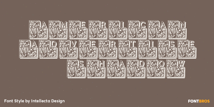 American Advertise 015 Shadow Poster