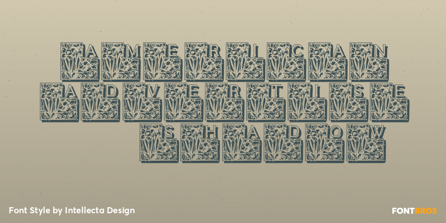 American Advertise 015 Shadow Poster