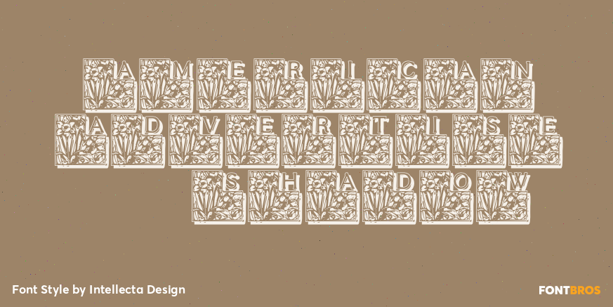 American Advertise 015 Shadow Poster