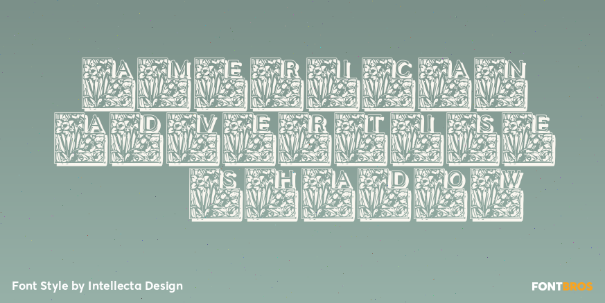 American Advertise 015 Shadow Poster