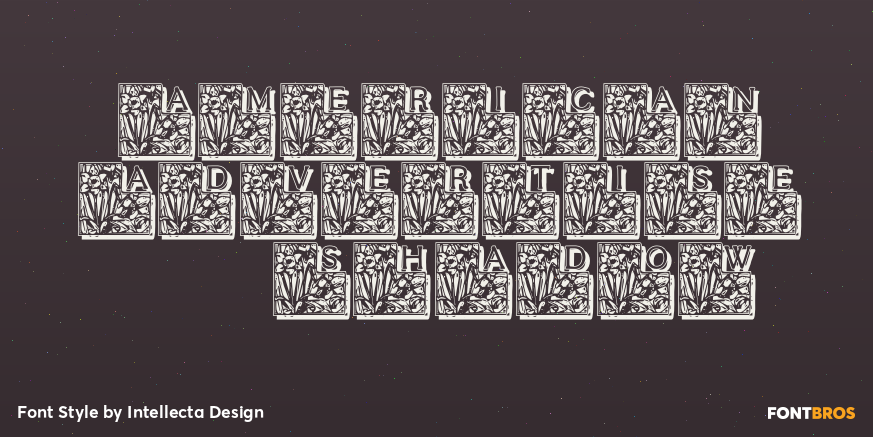 American Advertise 015 Shadow Poster