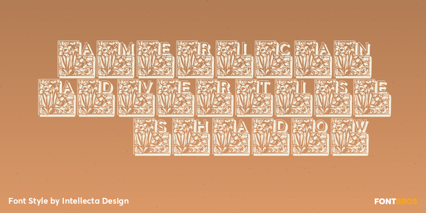 American Advertise 015 Shadow Poster