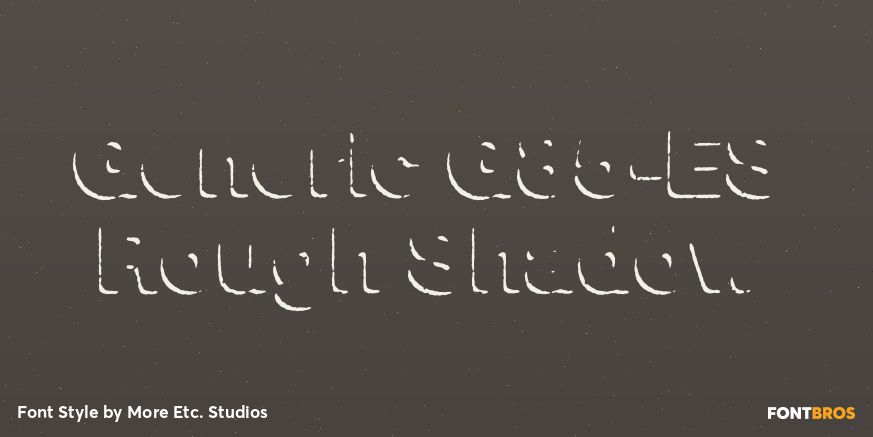 Generic G85-ES Rough Shadow Poster