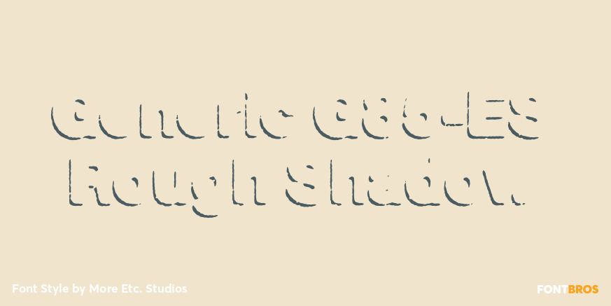 Generic G85-ES Rough Shadow Poster