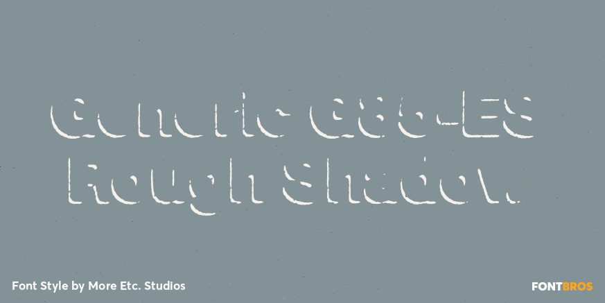 Generic G85-ES Rough Shadow Poster