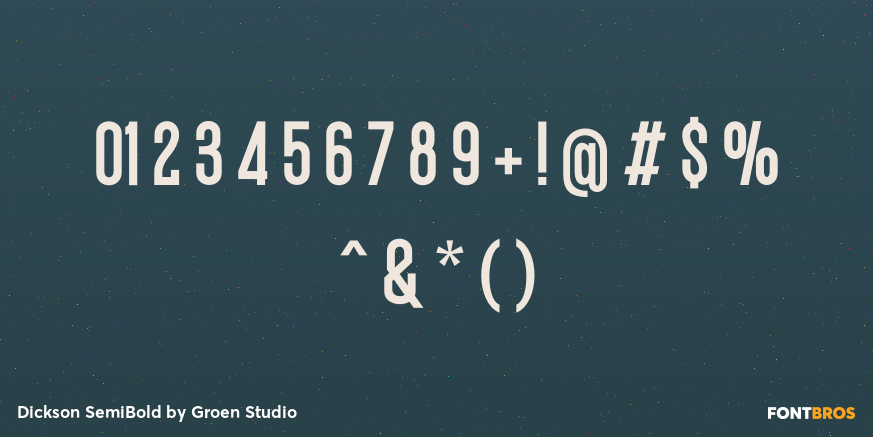 Dickson SemiBold Font Poster #4