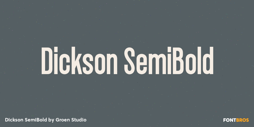 Dickson SemiBold Poster