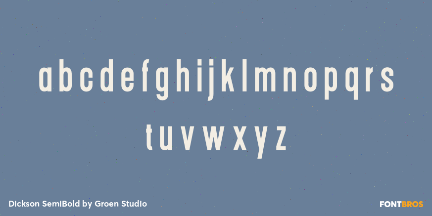 Dickson SemiBold Font Poster #3