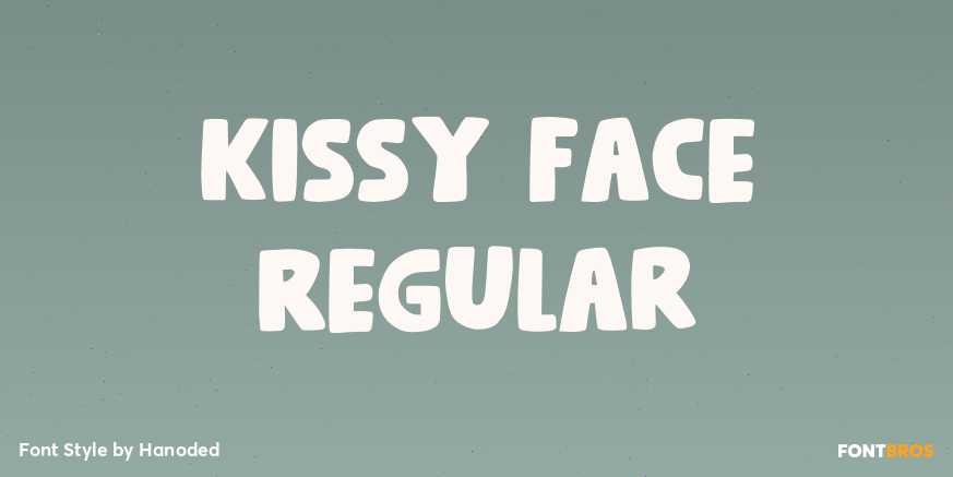 Kissy Face Regular Poster