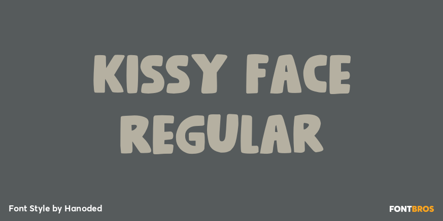 Kissy Face Regular Poster
