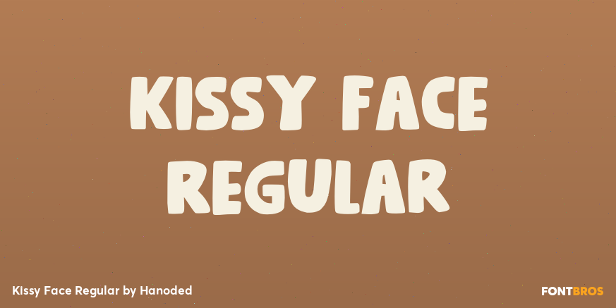 Kissy Face Regular Poster