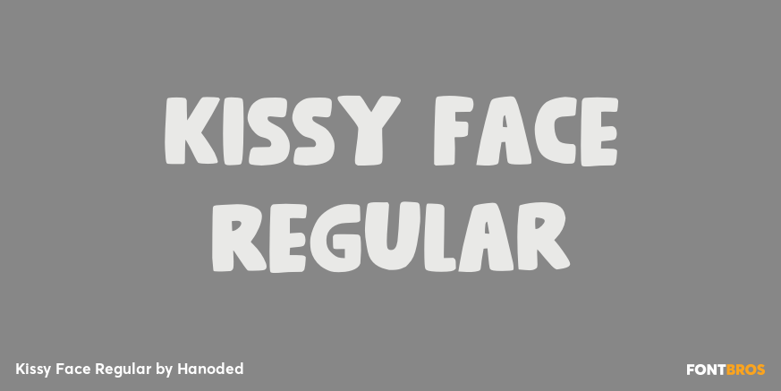 Kissy Face Regular Poster