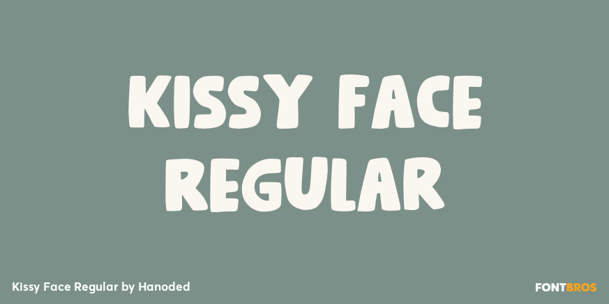 Kissy Face Regular Poster