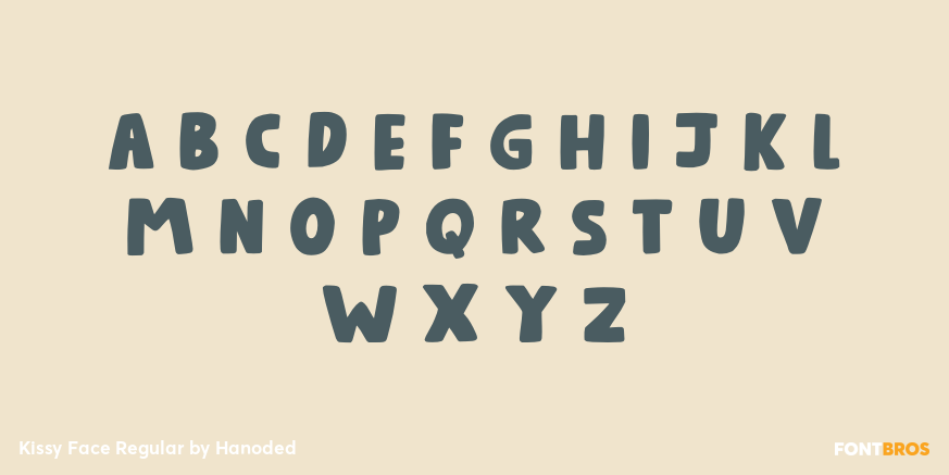 Kissy Face Regular Font Poster #1