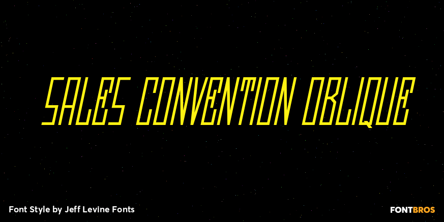 Sales Convention Oblique Poster