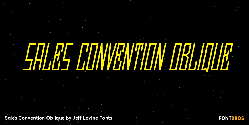 Sales Convention Oblique Poster