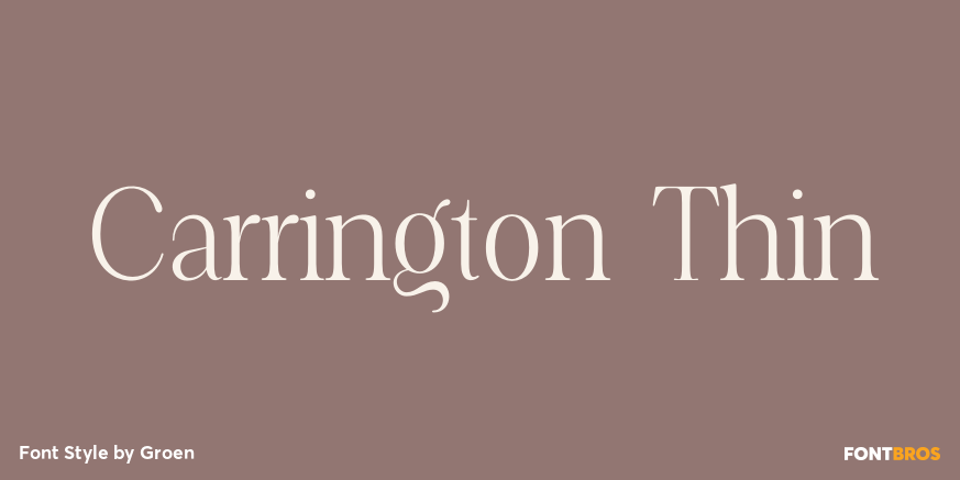 Carrington Thin Poster