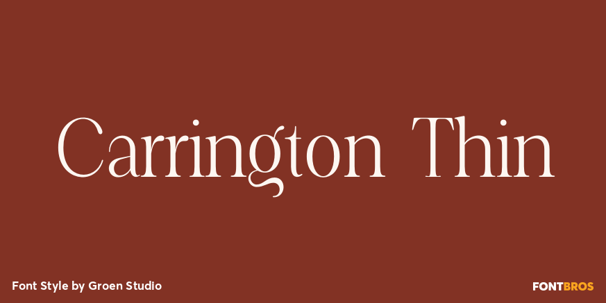 Carrington Thin Poster